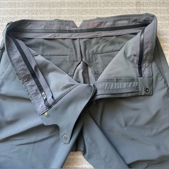 Nike Dri-Fit Tiger Woods Collection Pleated Pants 32x32 M Grey Golf performance